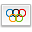 Flag olympic icon