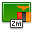 Flag zambia icon