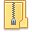 Folder vertical zipper icon
