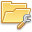 Folder wrench icon