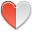 Heart-half icon
