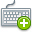 Keyboard-add icon