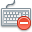 Keyboard delete icon