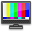 Lcd tv test icon