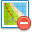 Map-delete icon