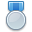 Medal-silver-blue icon