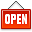Nameboard-open icon