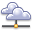 Network clouds icon
