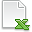Page white excel icon