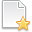 Page white star icon