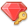 Ruby key icon