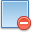 Shape square delete icon