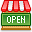 Shop open icon