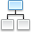 Smartart-organization-chart-stand icon
