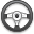 Steering wheel racing icon