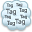 Tags cloud icon