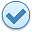 Tick-light-blue icon