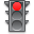 Traffic lights red icon