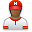 User-ballplayer-black icon