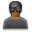 User chief black icon