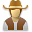 User cowboy icon