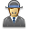 User detective icon