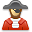 User pirate icon