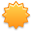 Weather sun icon