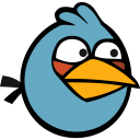 Angry-bird-blue icon