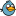 Angry bird blue icon