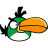 Angry-bird-green icon