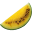 Yellow watermelon icon