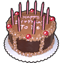 Birth cake icon