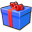 Giftbox-blue icon