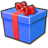 Giftbox-blue icon