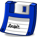 Floppy blue icon