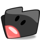 Folder-Black-Rabbit icon