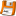 Floppy orange icon