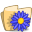 Folder-Flower-Blue icon