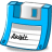Floppy-light-blue icon