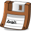 Floppy brown icon