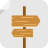 Wooden-sign icon