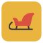 Sled-sleigh icon