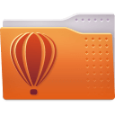 Places-folder-coreldraw icon