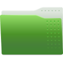 Places-folder-green icon