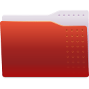 Places-folder-red icon