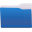 Places folder blue icon
