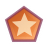 Actions draw polygon star icon