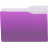 Places folder violet icon