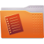 Places folder text icon